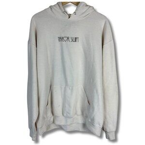 Taylor Swift Eras Tour Heart Hands Womens Large Hoodie Official Merch Cream